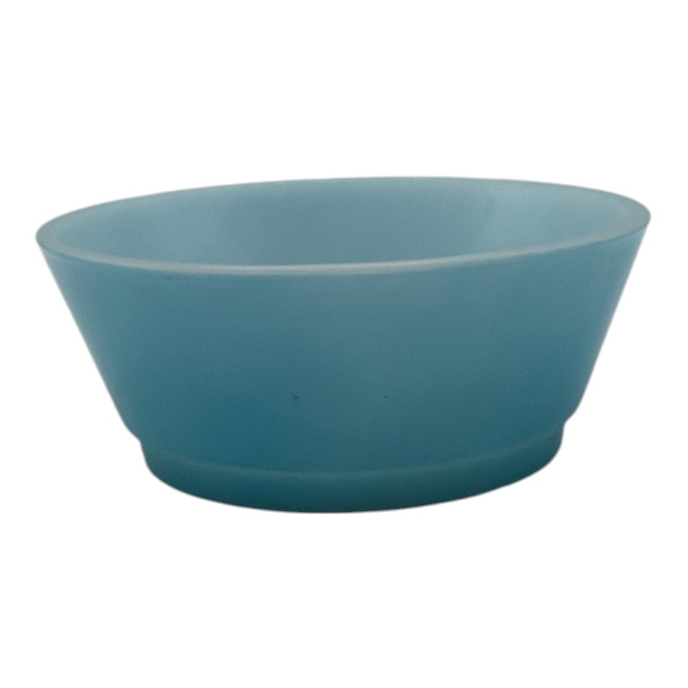 Anchor Hocking Fire King Blue Milk Glass Bowl 4.75"Dia. x 2"H EUC 1950s